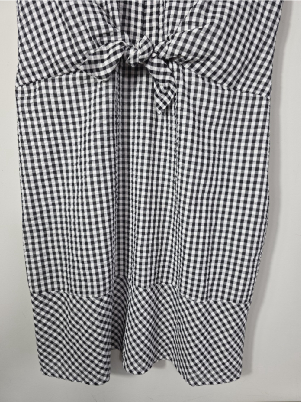 Vineyard Vines Gingham Seersucker Dress 10 Preppy Coastal Romantic NWT $148 - Picture 6 of 15